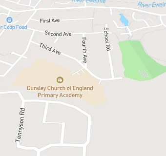 map for Dursley Church of England Primary Academy