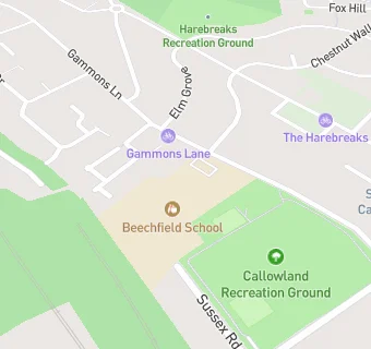 map for Beechfield School