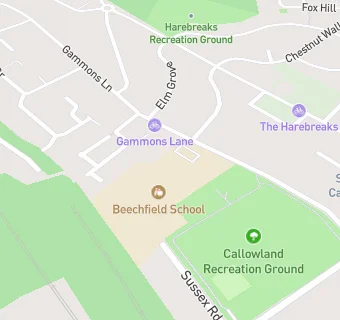 map for Beechfield Childrens Centre