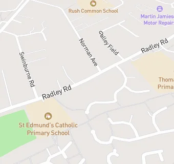 map for St Edmunds Catholic Primary School