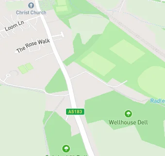 map for Radlett Cricket Club