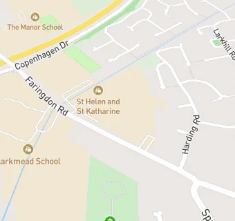 map for School of St Helens and St Katharines