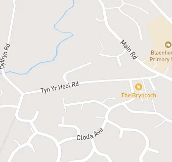 map for The Bryncoch Inn