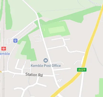 map for Kemble Post Office & Stores