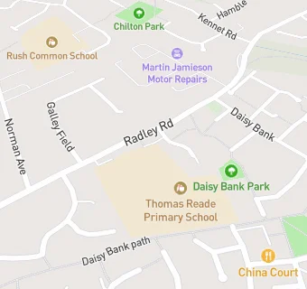 map for Thomas Reade Primary School