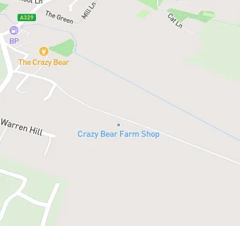 map for Crazy Bear Farm Shop