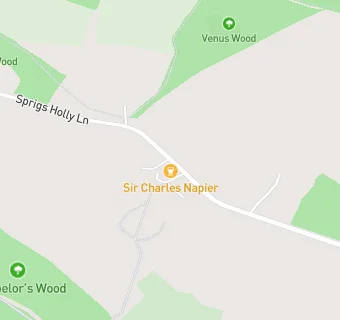 map for Sir Charles Napier