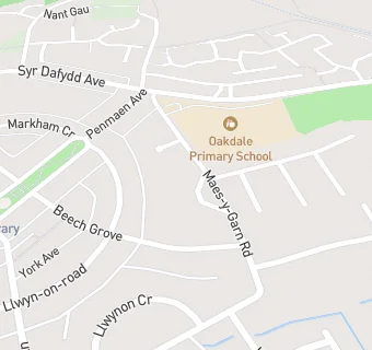 map for Rhiw Syr Dafydd Primary School