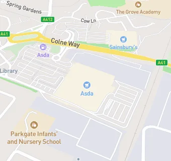 map for Asda Pharmacy