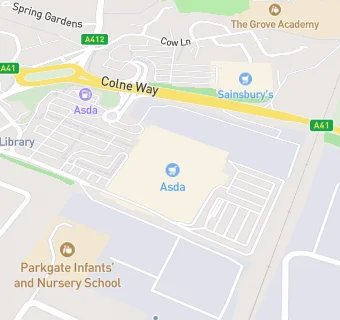 map for Asda Pharmacy