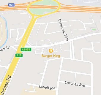 map for Bullsmoor Service Station