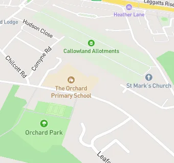 map for Chartwells @ Orchard Primary School