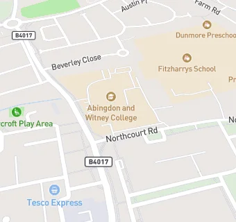 map for Abingdon and Witney College