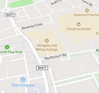 map for Abingdon & Witney College