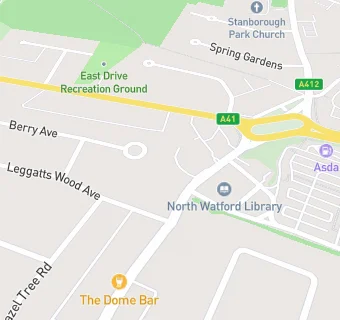 map for Bridgewater Surgeries - Garston Clinic