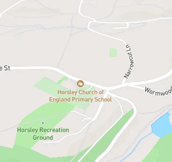 map for Horsley Church of England Primary School