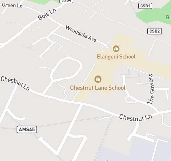 map for Dolce Ltd at Chestnut Lane School