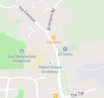 map for East Hanningfield Village Store