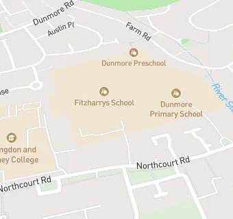 map for Abingdon Learning Trust at Fitzharrys School