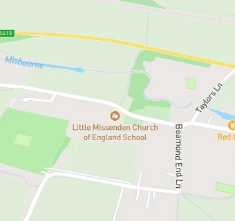 map for Little Missenden Church of England School