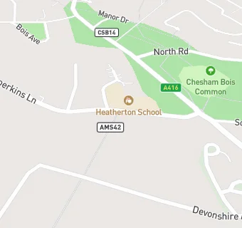 map for Chartwells at Heatherton House School