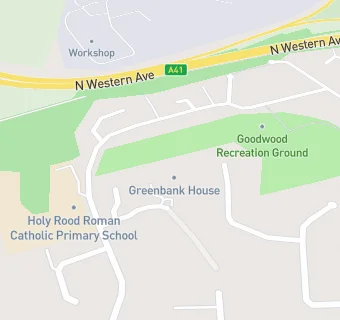 map for Greenbanks Care Home