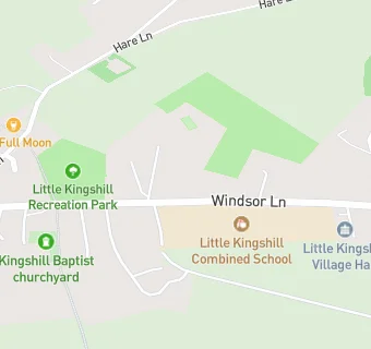 map for Quackers After School Club Little Kingshill