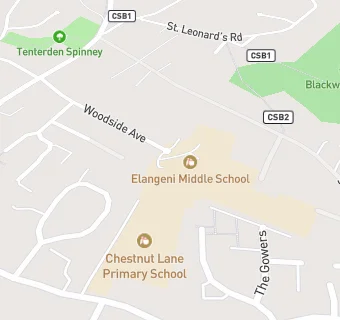 map for Elangeni School