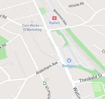 map for Radlett United Synagogue