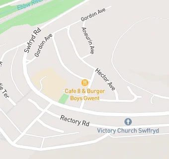 map for Swffryd Community Centre