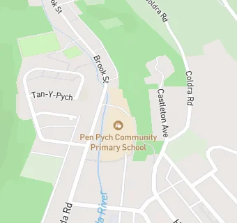 map for Pen Pych Community Primary School