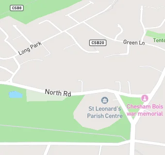 map for Chesham Bois Cricket Club