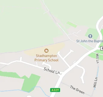 map for Stadhampton Primary School