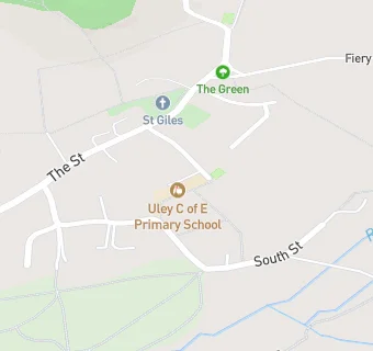 map for Uley Church of England Primary School