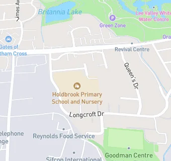 map for Holdbrook Primary School and Nursery