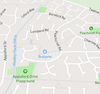 map for Peachcroft Dental Practice