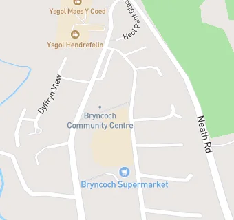 map for Bryncoch CIW Primary School