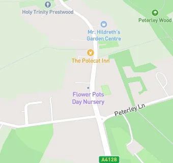 map for Flower Pots Day Nursery Prestwood