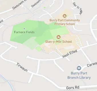 map for Parc y Tywyn