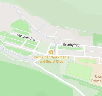 map for Cwmaman Primary