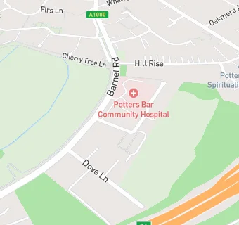 map for Potters Bar Clinic