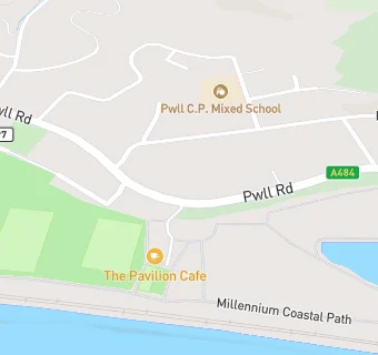 map for THE PAVILLION CAFE