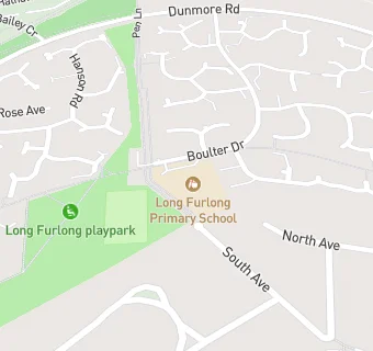 map for Long Furlong Primary School