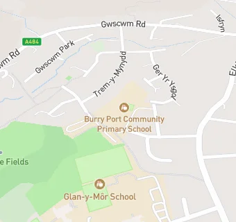 map for Burry Port Community Primary School