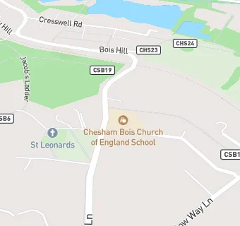 map for Chesham Bois Church of England Combined School