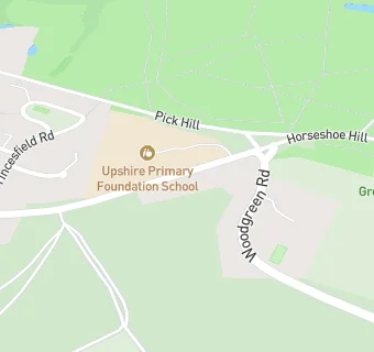 map for Upshire County Primary School