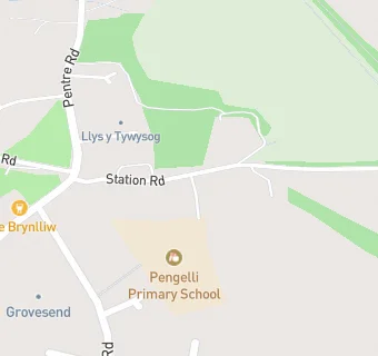 map for Pengelli Primary School