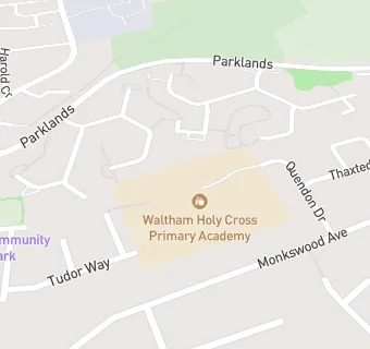 map for Waltham Holy Cross Primary Academy