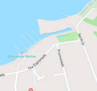 map for Maylandsea Bay Sailing Club