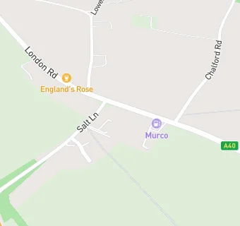 map for Postcombe Service Station